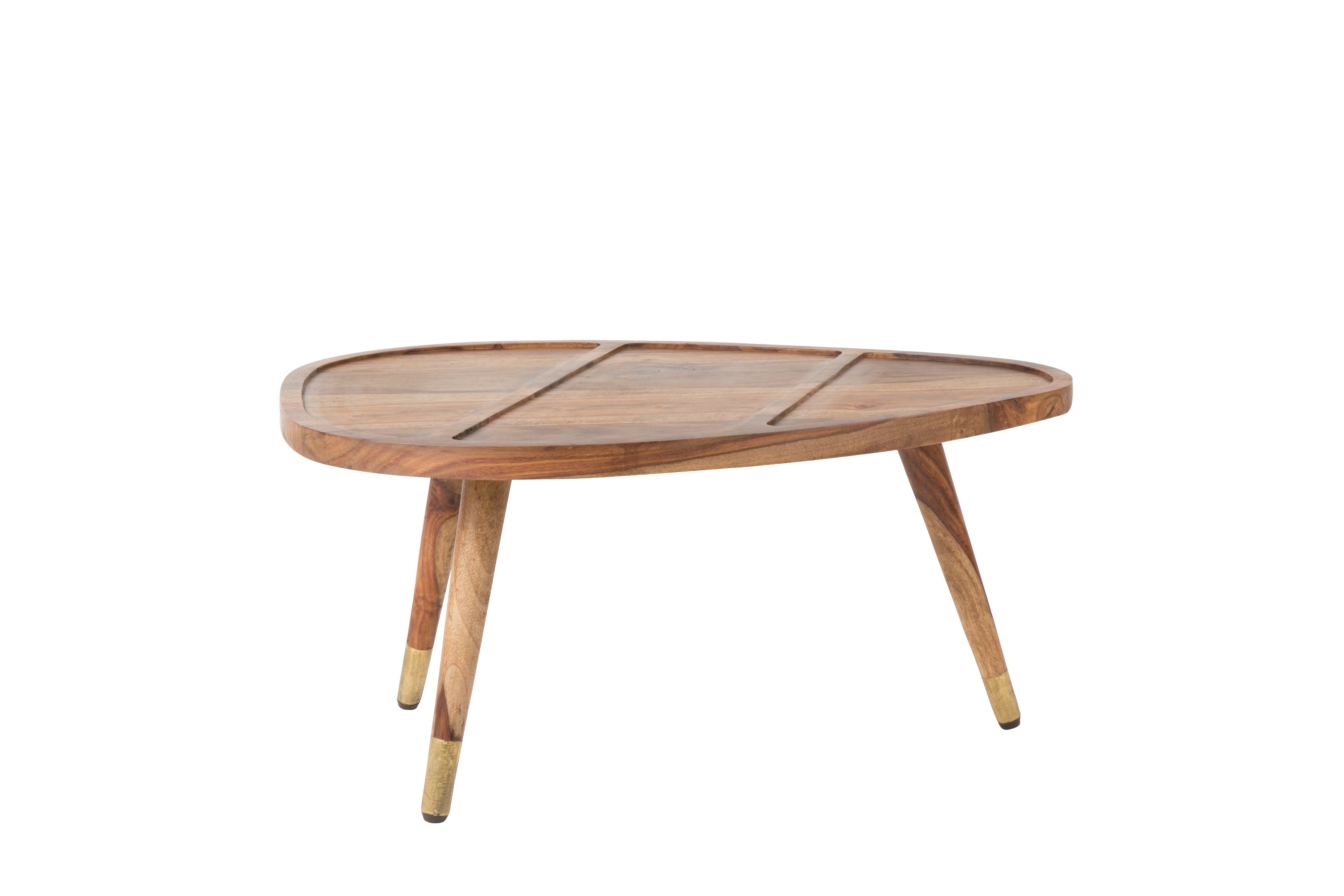 Dutchbone Set of 2 Sham Sheesham Wood Coffee Tables Nest